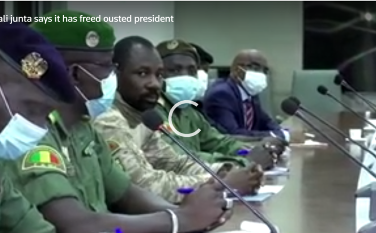  Mali junta frees ousted president Keita