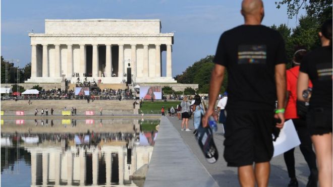 March on Washington: Thousands gather at historic civil rights march