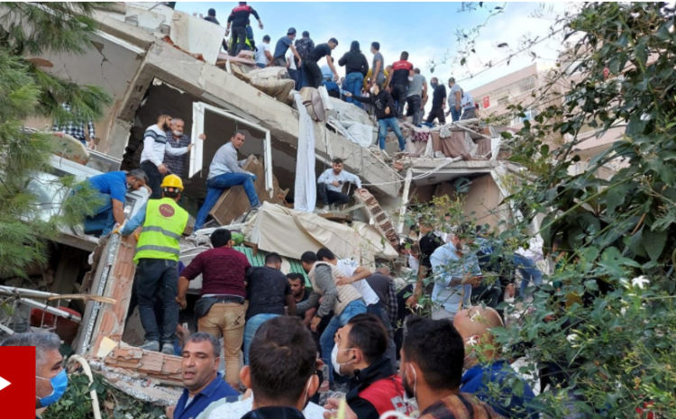  Earthquake hits Greece and Turkey, bringing deaths and floods