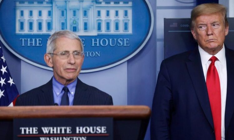 Covid: White House accuses top scientist Fauci of ‘playing politics’