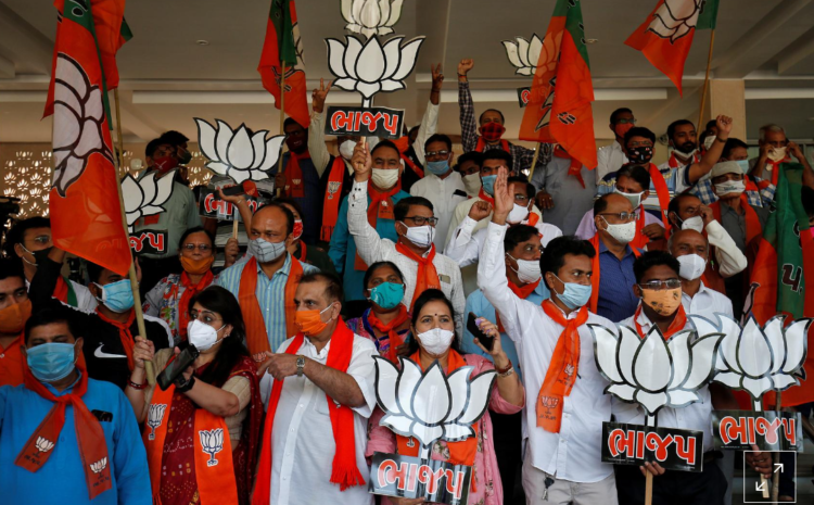 Modi’s coalition cites virus fight in winning first poll since pandemic started