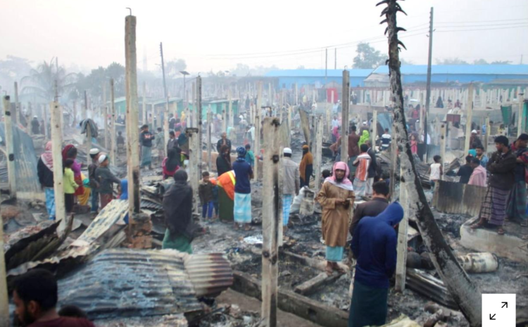  Fire destroys homes of thousands in Rohingya refugee camps – UNHCR