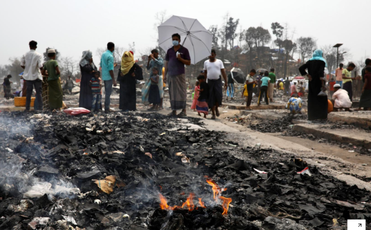  Aid workers struggle to reunite Rohingya children separated by deadly fire