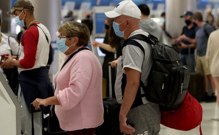 US flight cancellations hit new holiday peak amid Covid and bad weather