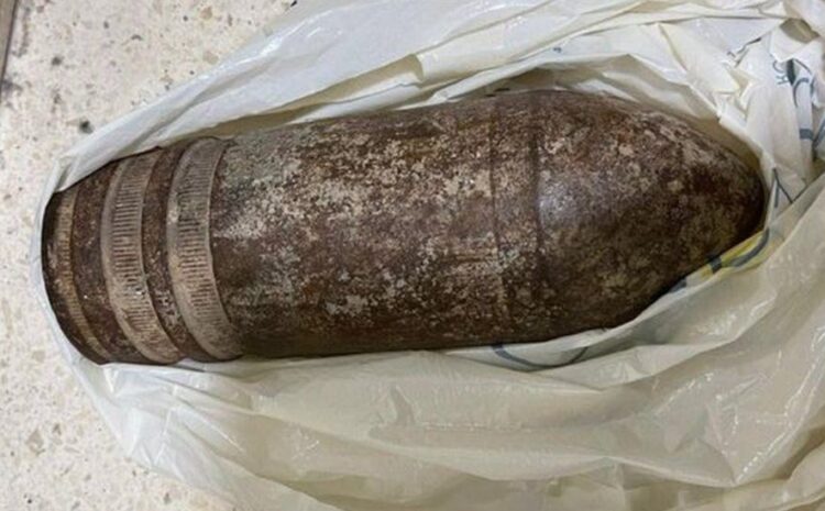  Israel airport chaos as family brings unexploded shell