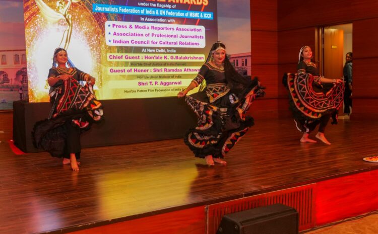  Dance performance: 29th JAI GLOBAL AWARDS by Journalist Association of India : Dr. H K Sethi