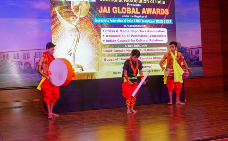  Dance performance: Saraswati Vandana, starting ceremony of 29th JAI GLOBAL AWARDS by Journalist Association of India : Dr. H K Sethi