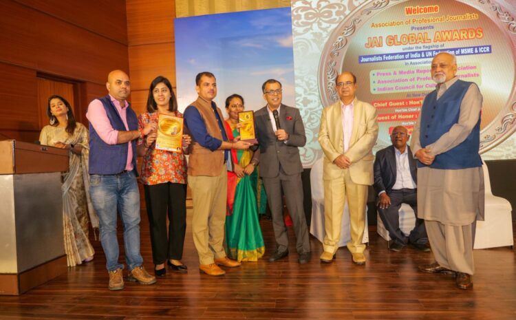  29th JAI GLOBAL AWARDS by Journalist Association of India under the flagship of Journalists Federation of India: Dr. H K Sethi